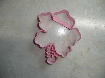6x Hibiscus Outline Fondant Cutter Cupcake Topper Size 1.75 Inch USA FD3477