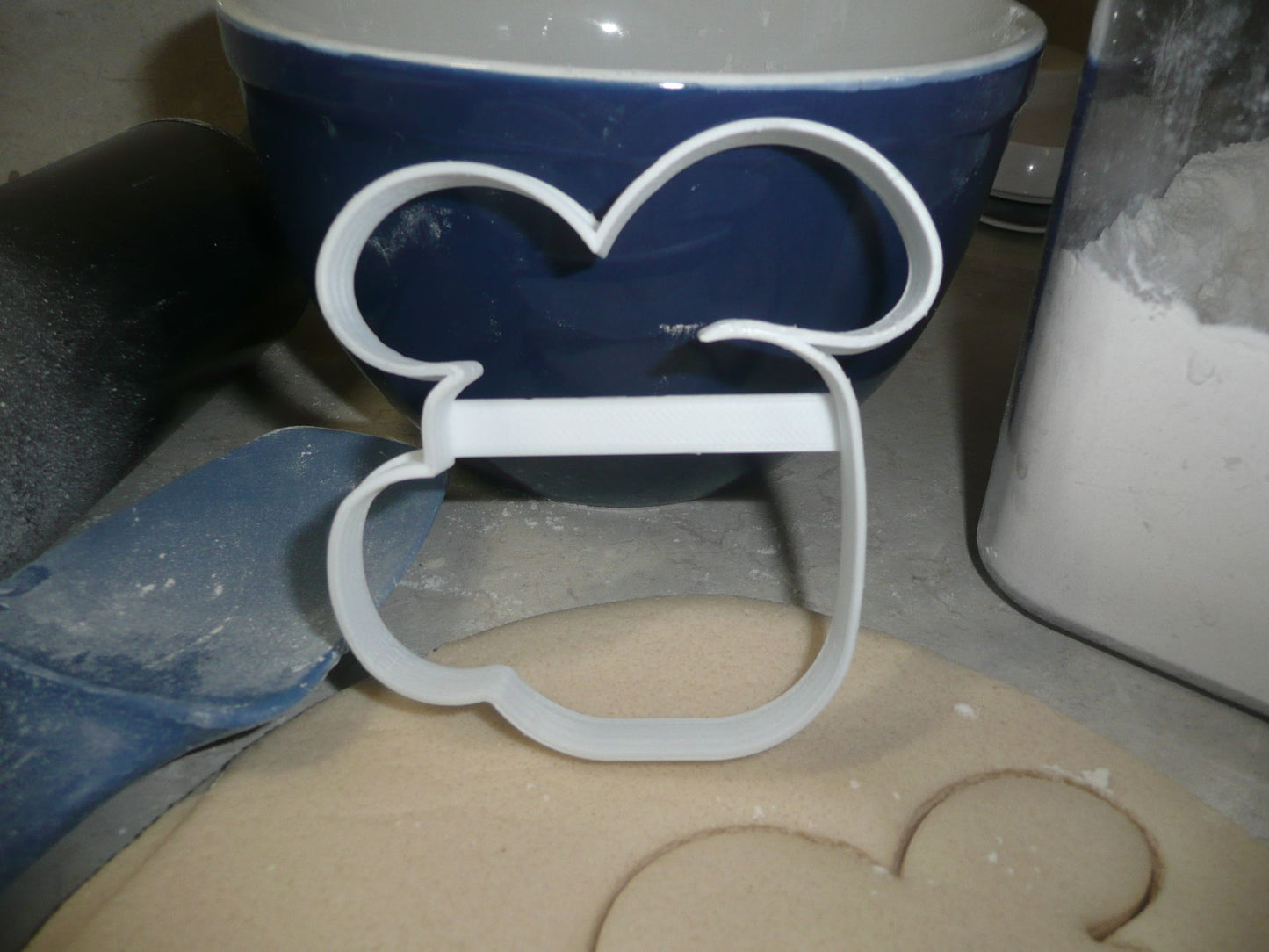 Coffee Mug With Bunny Ears Outline Latte Rabbit Easter Cookie Cutter USA PR3480