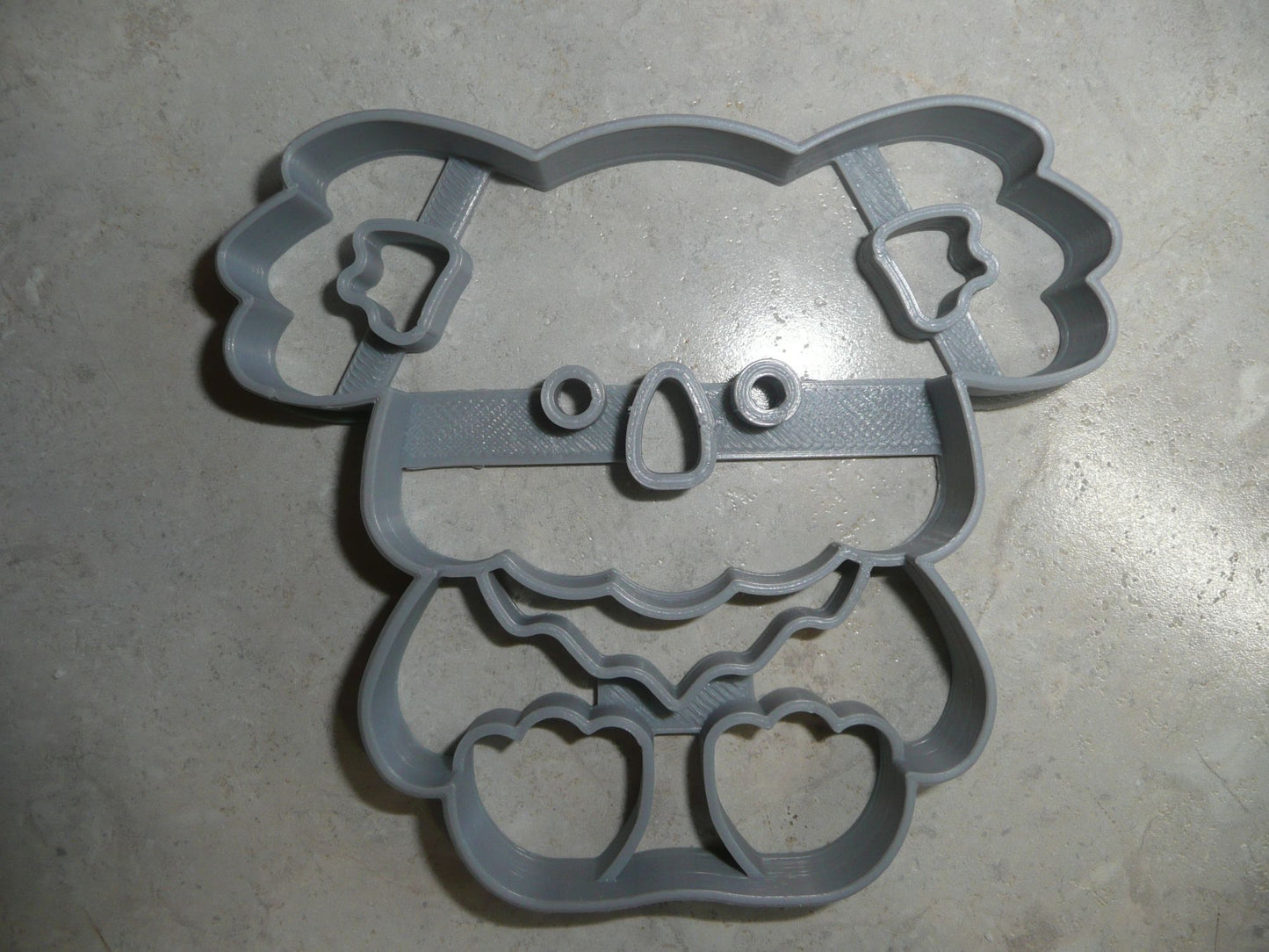 6x Koala Bear Cute Fondant Cutter Cupcake Topper 1.75 IN USA FD3491