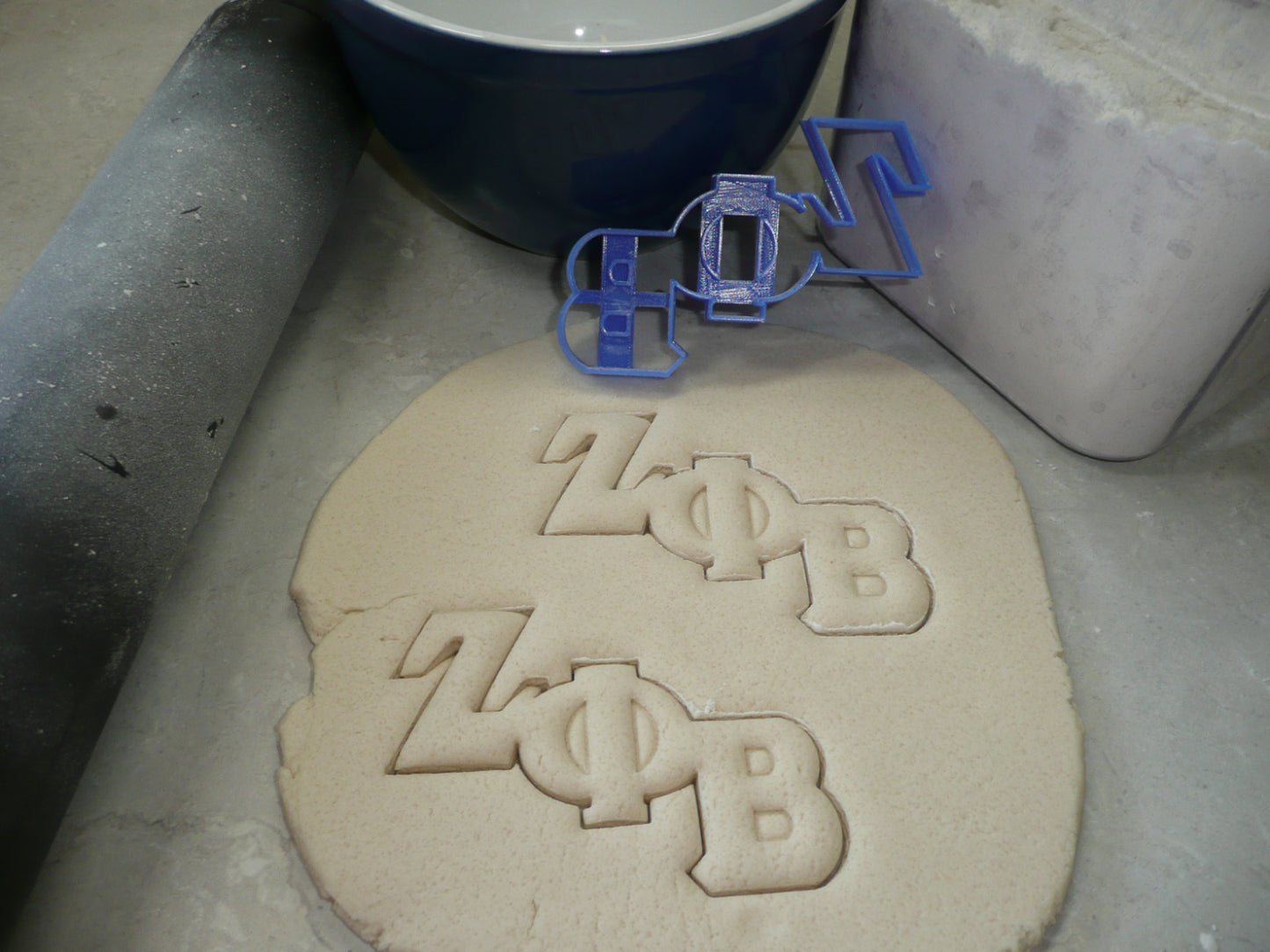 Zeta Phi Beta Letters Sorority Cookie Cutter Made In USA PR3505