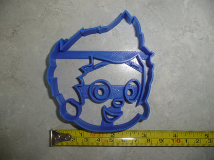 Gil Bubble Guppies Face Merperson Cartoon Character Cookie Cutter USA PR3544