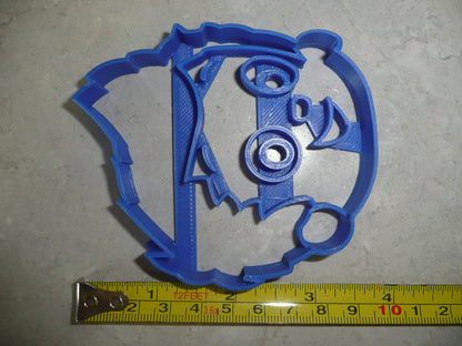 Gil Bubble Guppies Face Merperson Cartoon Character Cookie Cutter USA PR3544