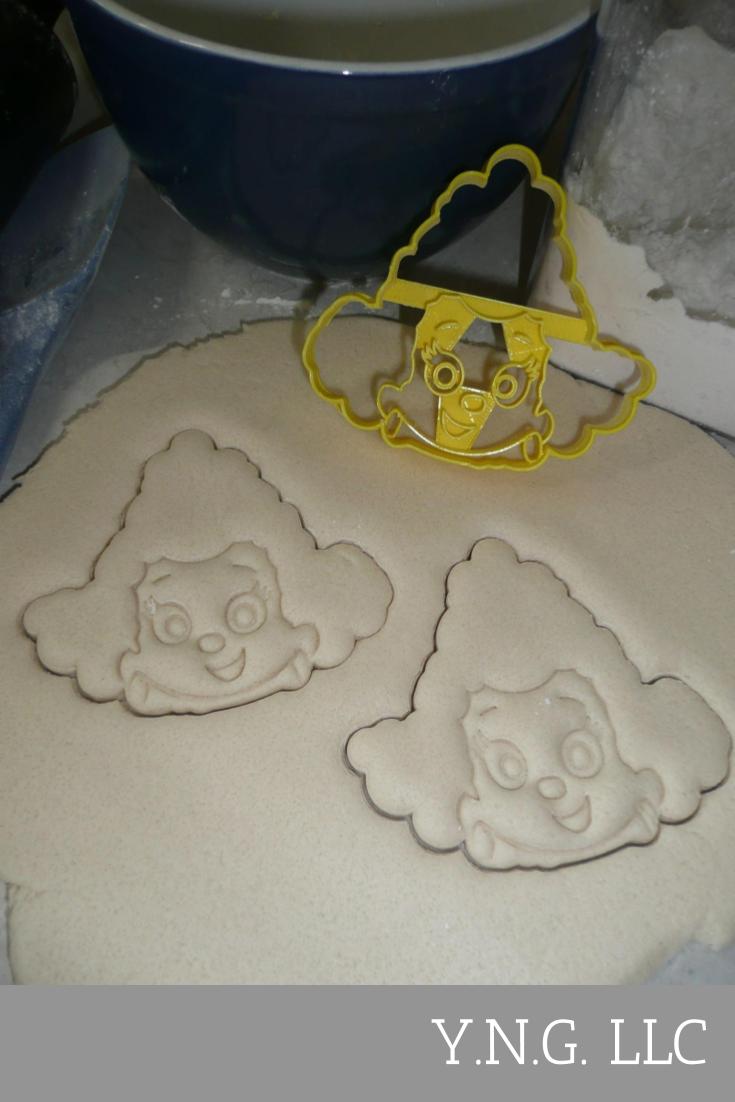 Deema Bubble Guppies Face Merperson Cartoon Character Cookie Cutter USA PR3546