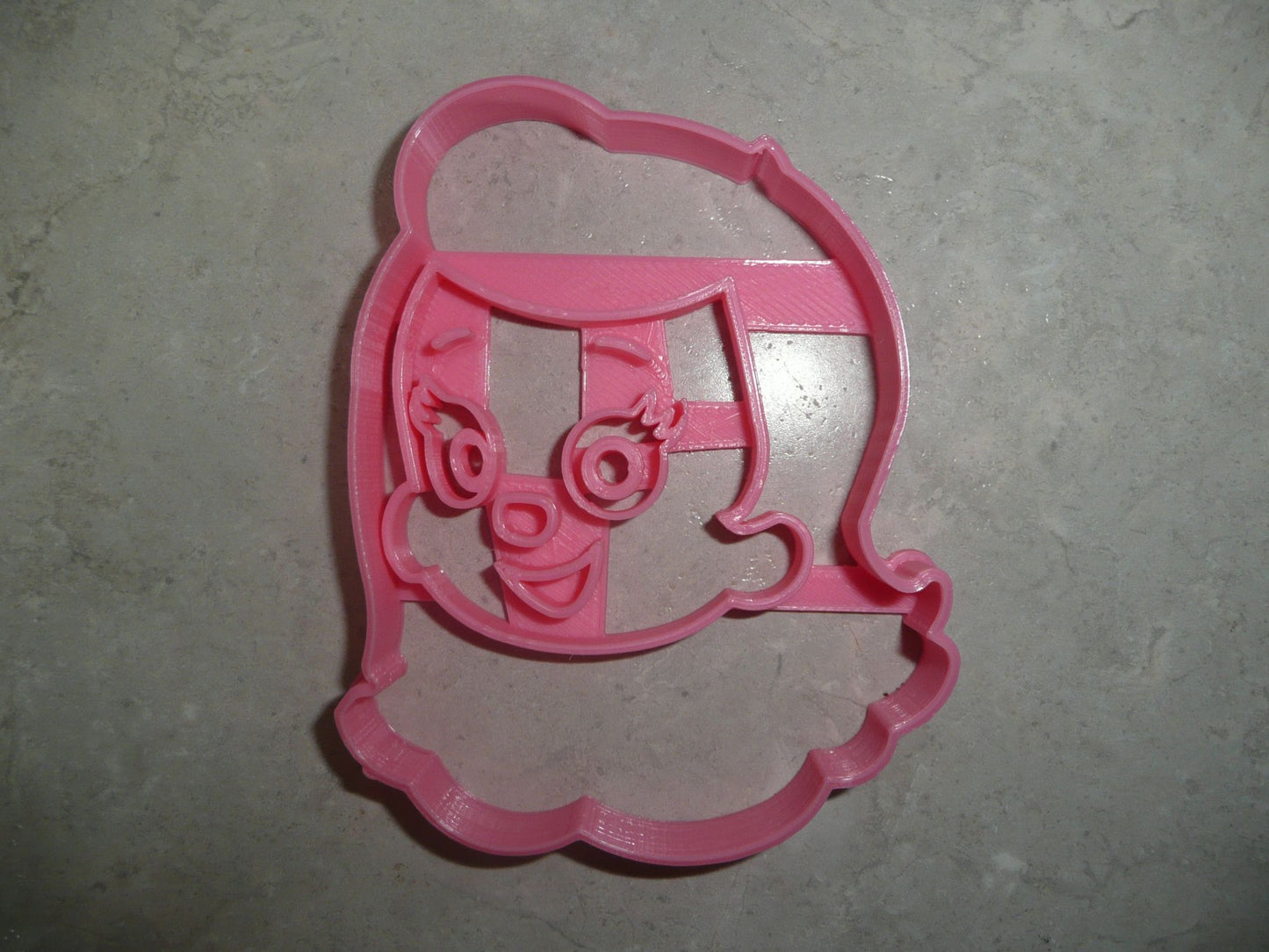 Molly Bubble Guppies Face Merperson Cartoon Character Cookie Cutter USA PR3547