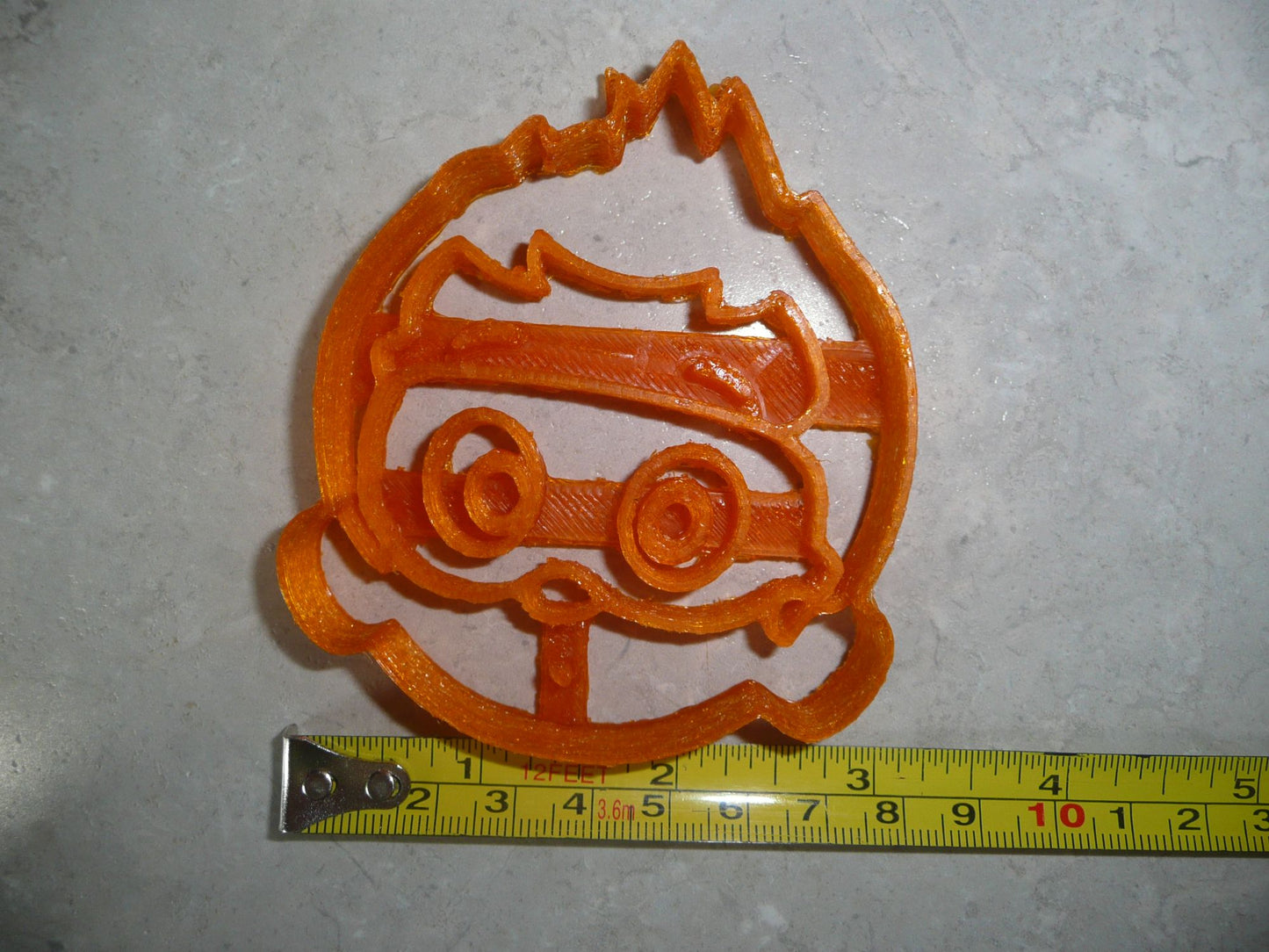 Nonny Bubble Guppies Face Merperson Cartoon Character Cookie Cutter USA PR3548