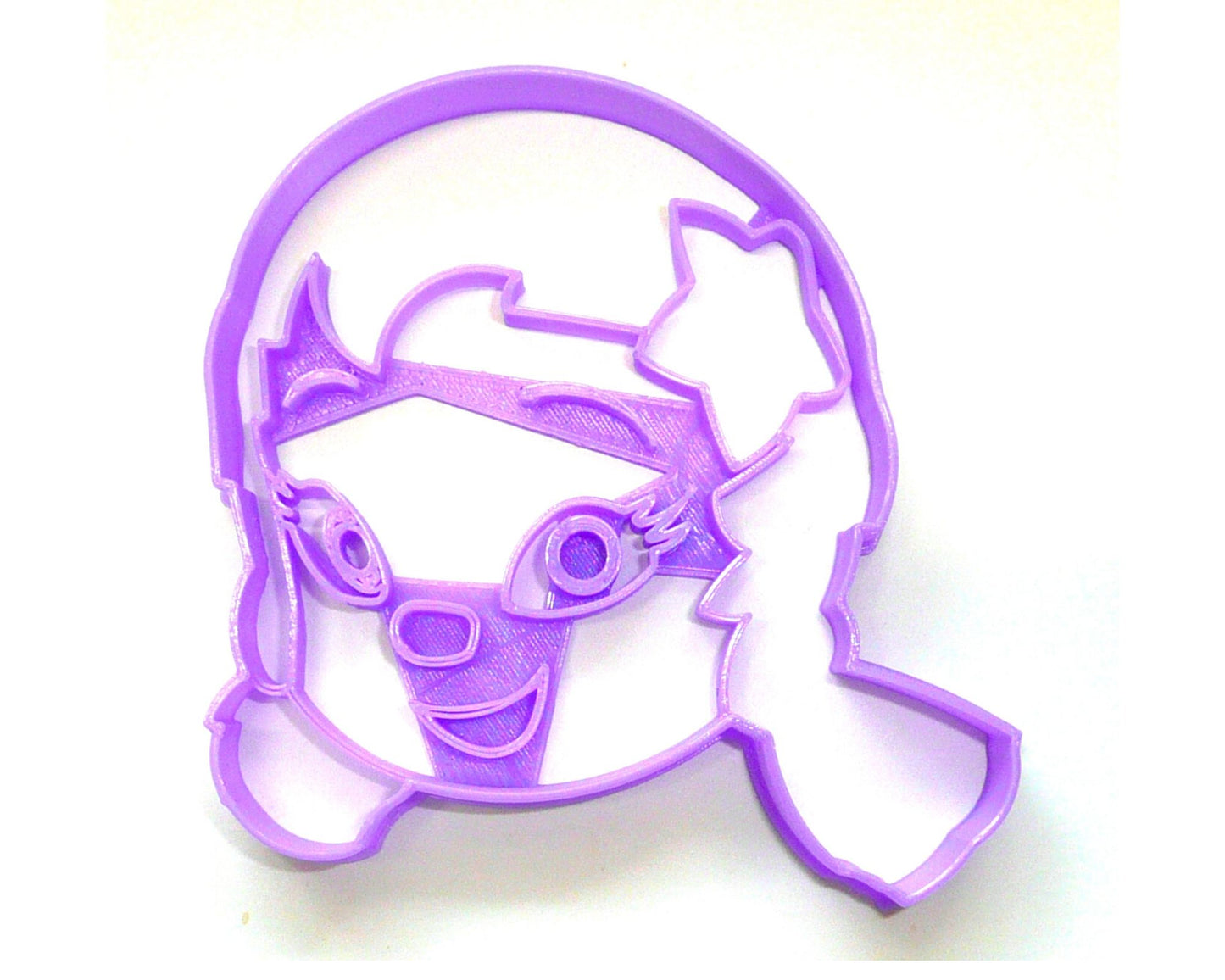 Oona Bubble Guppies Face Merperson Cartoon Character Cookie Cutter USA PR3549