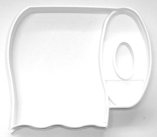6x Toilet Paper Roll Fondant Cutter Cupcake Topper Size 1.75 Inch USA FD3613