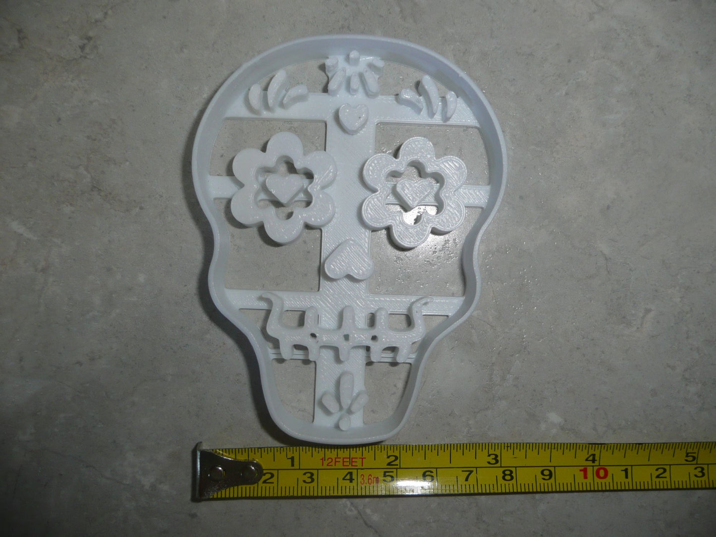 Sugar Skull Detailed Day Of The Dead Celebration Cookie Cutter USA PR3618