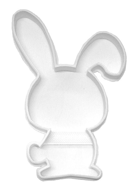 6x Baby Bunny Outline Fondant Cutter Cupcake Topper Size 1.75 Inch USA FD3638