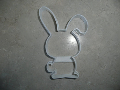 6x Baby Bunny Outline Fondant Cutter Cupcake Topper 1.75 IN USA FD3638