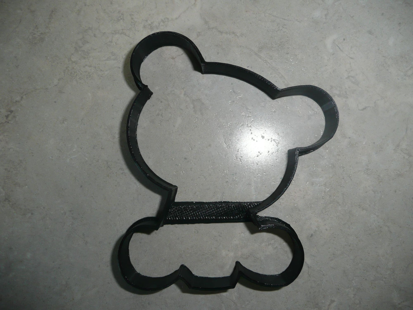 6x Baby Bear Outline Fondant Cutter Cupcake Topper 1.75 IN USA FD3640