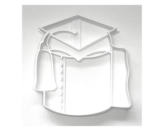 6x Graduation Cap On Toilet Paper Roll Fondant Cutter Size 1.75 Inch FD3642