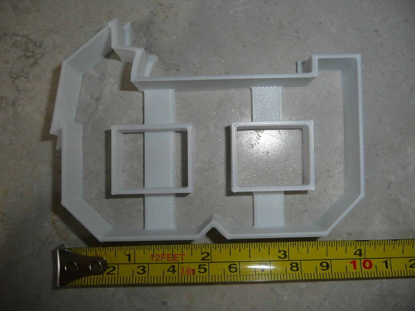 Block Letter B with Graduation Cap School Cookie Cutter USA PR3723