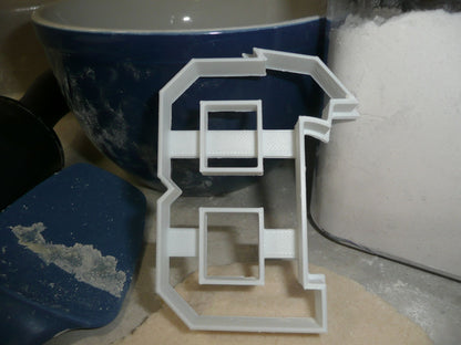 Block Letter B with Graduation Cap School Cookie Cutter USA PR3723