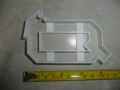 Block Letter Q with Graduation Cap School Cookie Cutter USA PR3738