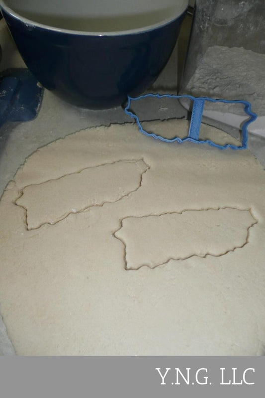 Puerto Rico Outline Caribbean Island US Territory Cookie Cutter USA PR3750