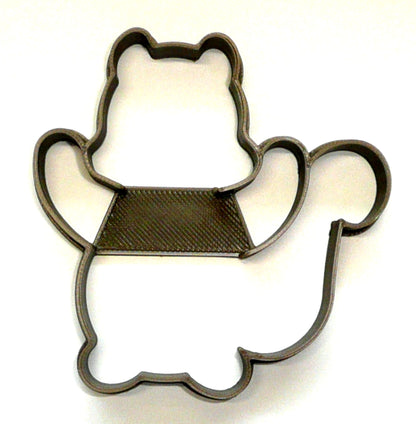 6x Squirrel Hugging Nut Fondant Cutter Cupcake Topper 1.75 IN USA FD3769