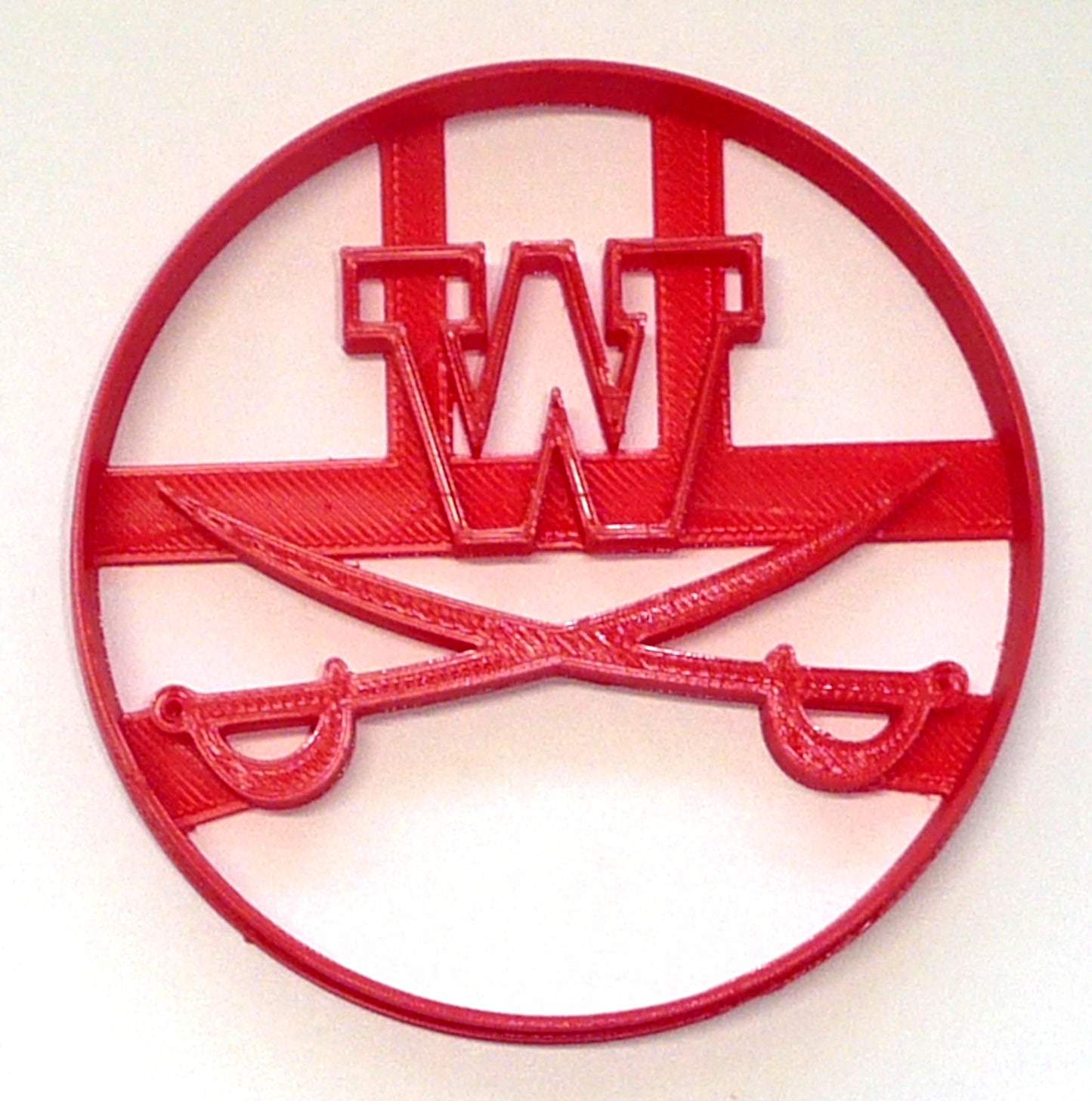 6x WT Woodson HS Cavaliers Fondant Cutter Cupcake Topper 1.75 IN USA FD3771