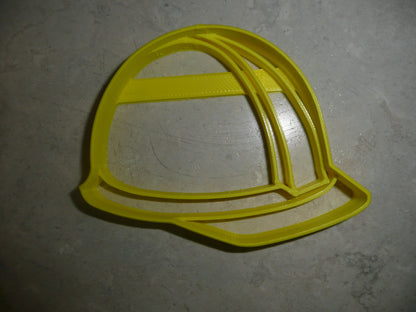 6x Construction Hard Hat Fondant Cutter Cupcake Topper 1.75 IN USA FD3799