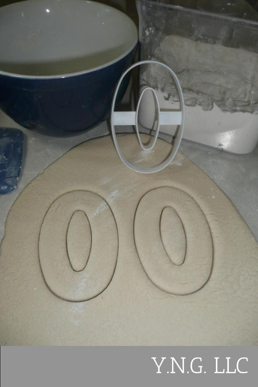 Number Zero 0 Birthday Anniversary Large Size 4" Cookie Cutter USA PR3800