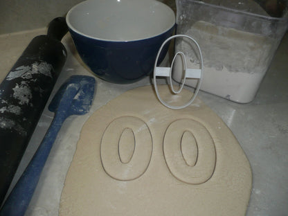 Number Zero 0 Birthday Anniversary Large Size 4" Cookie Cutter USA PR3800