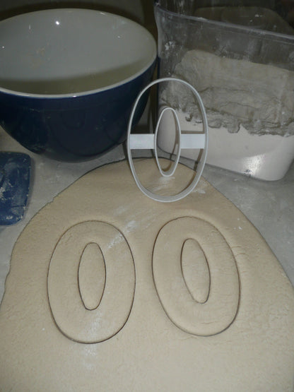 Number Zero 0 Birthday Anniversary Large Size 4" Cookie Cutter USA PR3800