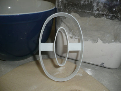 Number Zero 0 Birthday Anniversary Large Size 4" Cookie Cutter USA PR3800
