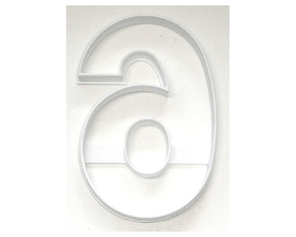 Number Six 6 Or Nine 9 Birthday Large Size 4" Cookie Cutter USA PR3806