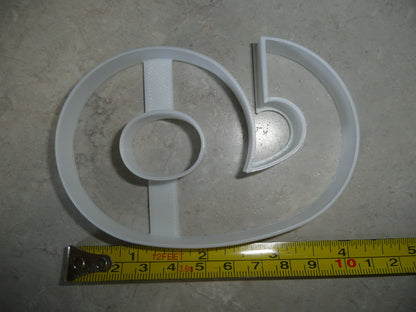 Number Six 6 Or Nine 9 Birthday Large Size 4" Cookie Cutter USA PR3806
