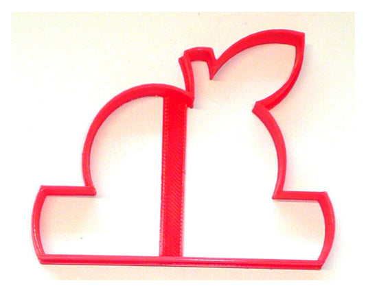 6x Apple With Blank Banner Fondant Cutter Cupcake Topper Size 1.75 Inch FD3815