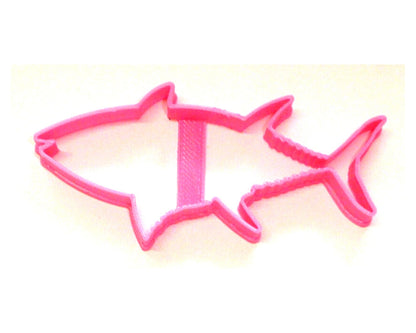 6x Tuna Fish Outline Fondant Cutter Cupcake Topper 1.75 IN USA FD3828