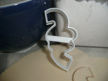 Confetti Swirl Streamer Outline Birthday Wedding Cookie Cutter USA PR3829