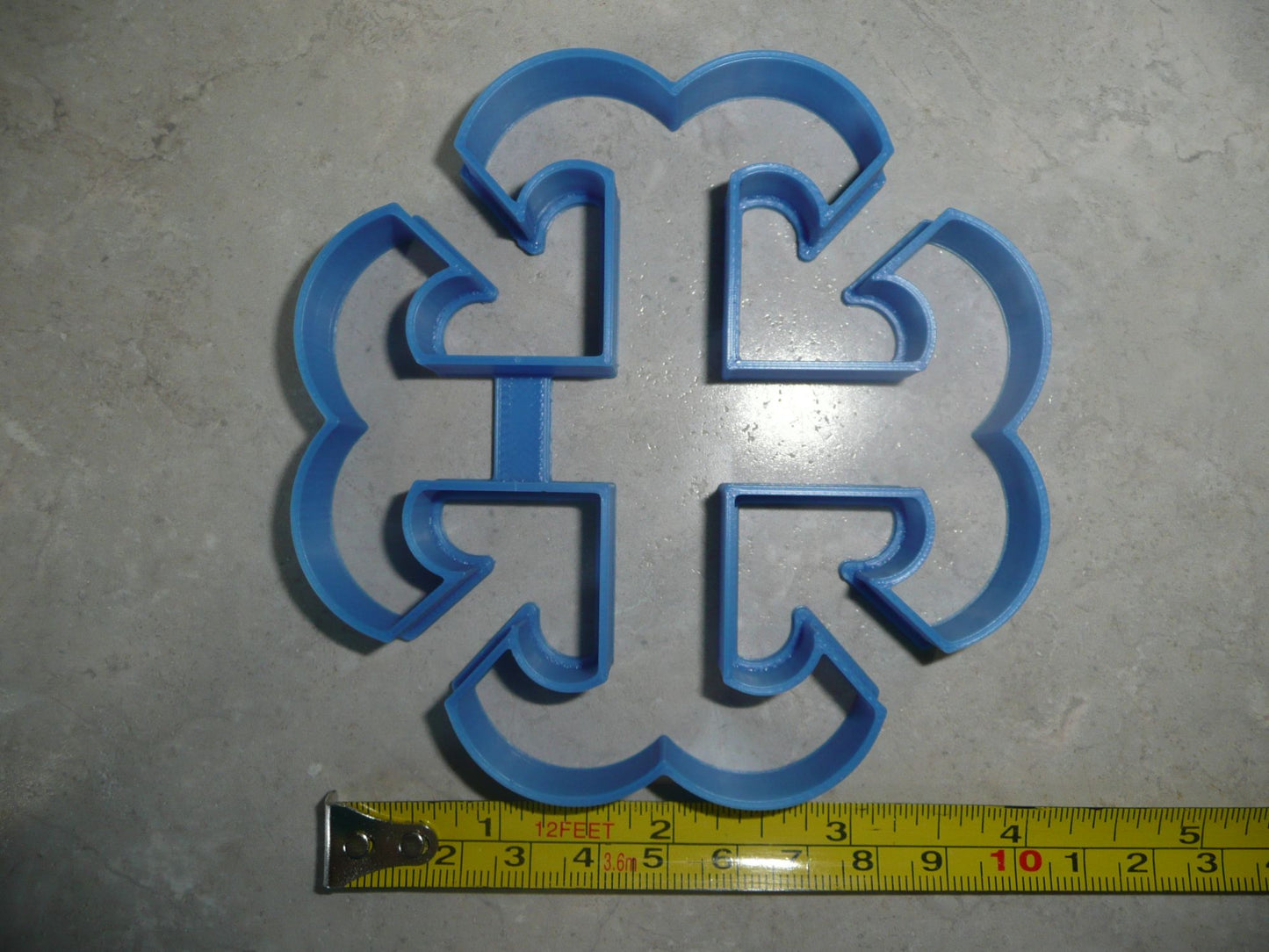 French Cross Outline 4.25 Inch Sacred Religious Symbol Cookie Cutter USA PR3838