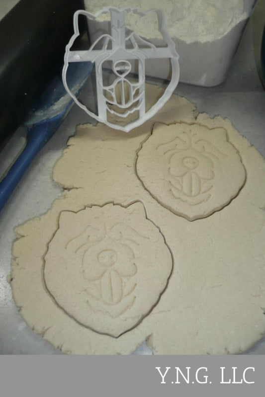 Chow Chow Dog Face Detailed Lions Mane Ruff Cookie Cutter USA PR3842