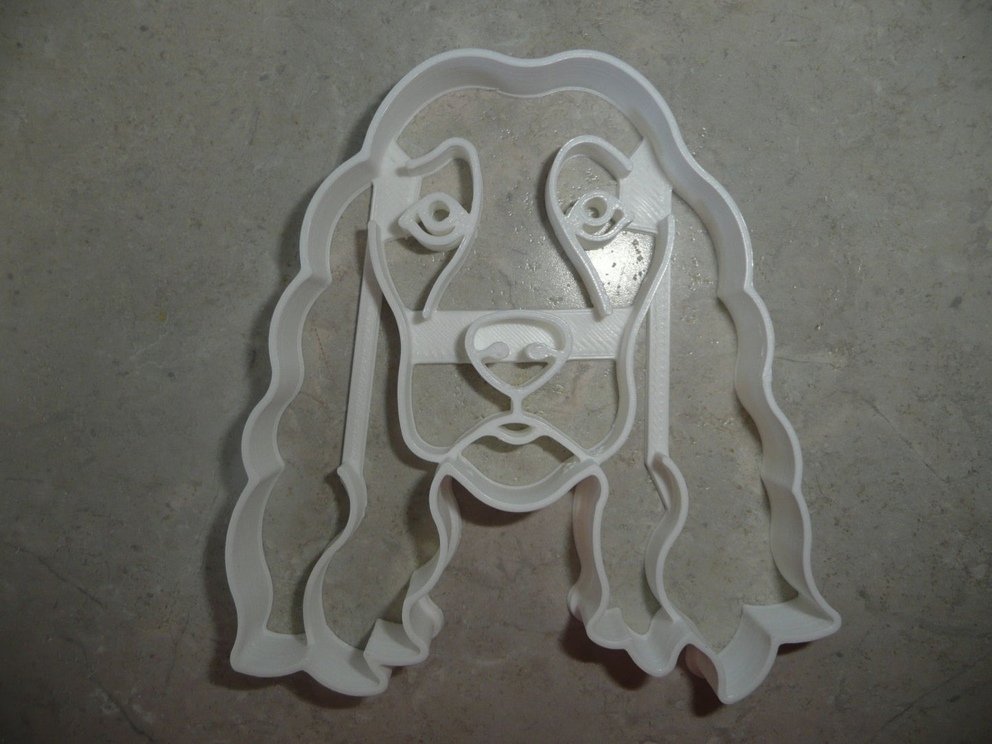 6x Cocker Spaniel Dog Fondant Cutter Cupcake Topper 1.75 IN USA FD3844