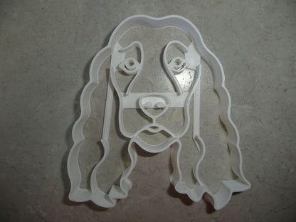 6x Cocker Spaniel Dog Fondant Cutter Cupcake Topper 1.75 IN USA FD3844