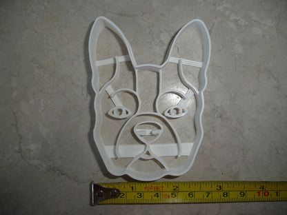 Boston Terrier Dog Face Detailed American Breed Cookie Cutter USA PR3847