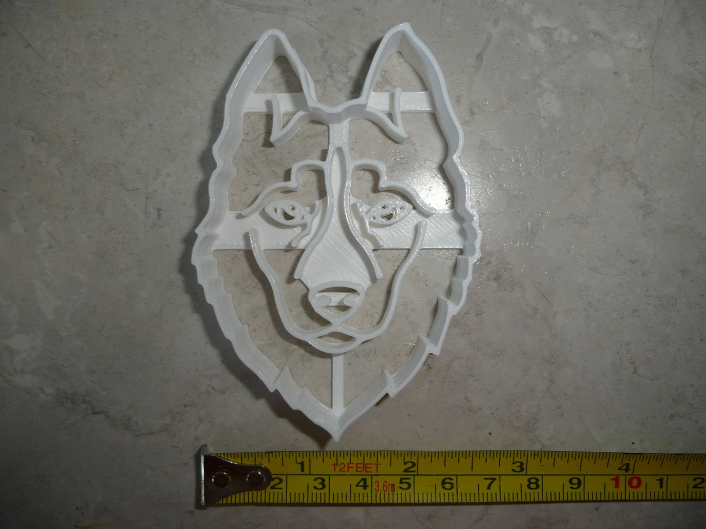 Husky Dog Face Detailed Double Coat Working Sled Breed Cookie Cutter USA PR3851