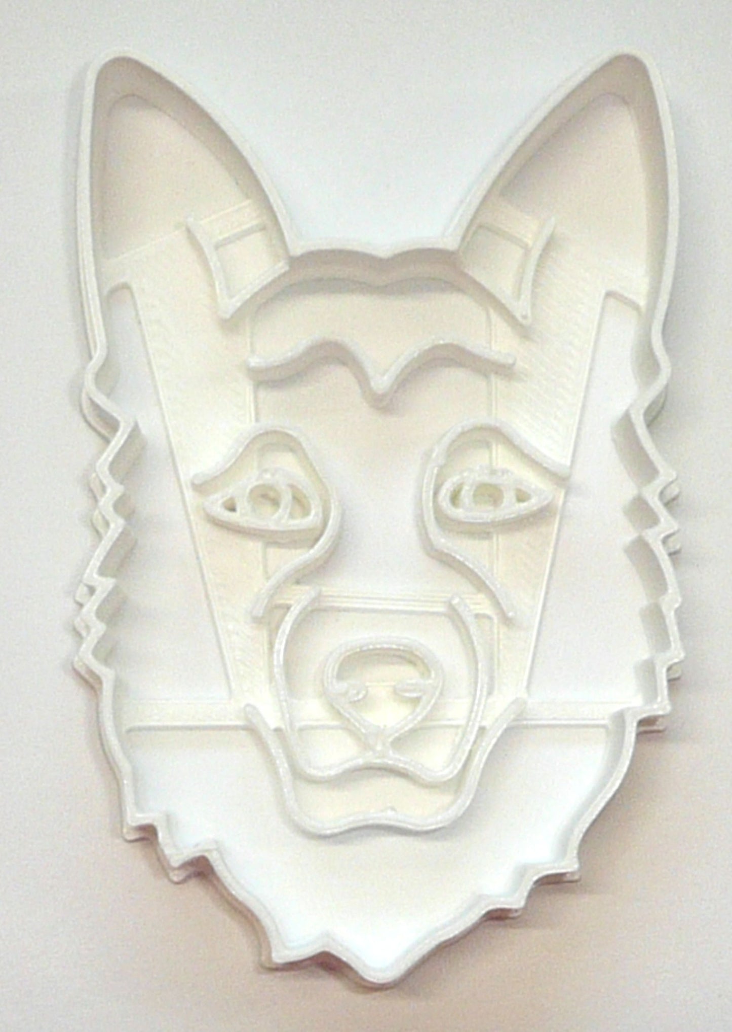 6x German Shepard Fondant Cutter Cupcake Topper 1.75 IN USA FD3853