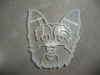 Yorkshire Terrier Dog Face Detailed Toy Breed Cookie Cutter USA PR3854