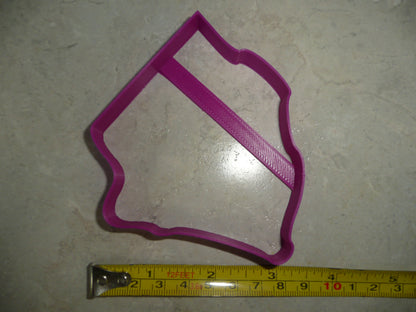 Aguada Puerto Rico Municipality Outline Cookie Cutter Made In USA PR3893