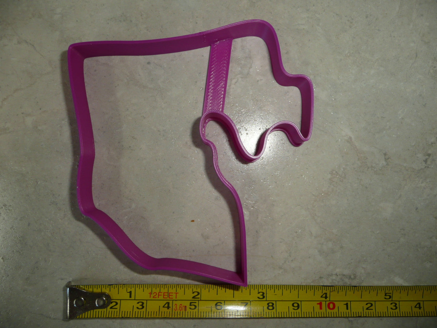Guanica Puerto Rico Municipality Outline Cookie Cutter Made In USA PR3898