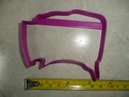 Lajas Puerto Rico Municipality Outline Cookie Cutter Made In USA PR3901