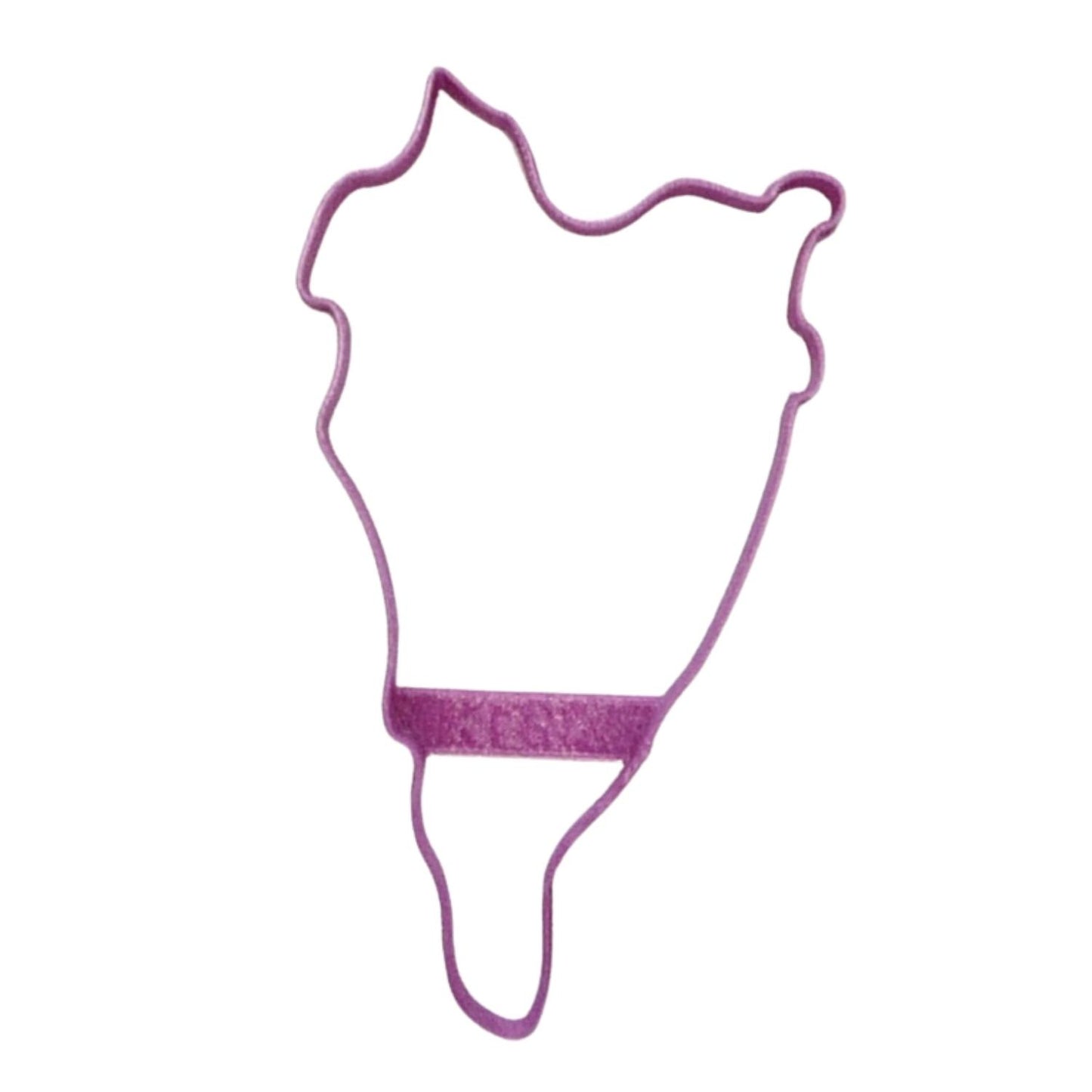 Yauco Puerto Rico Municipality Outline Cookie Cutter Made In USA PR3912
