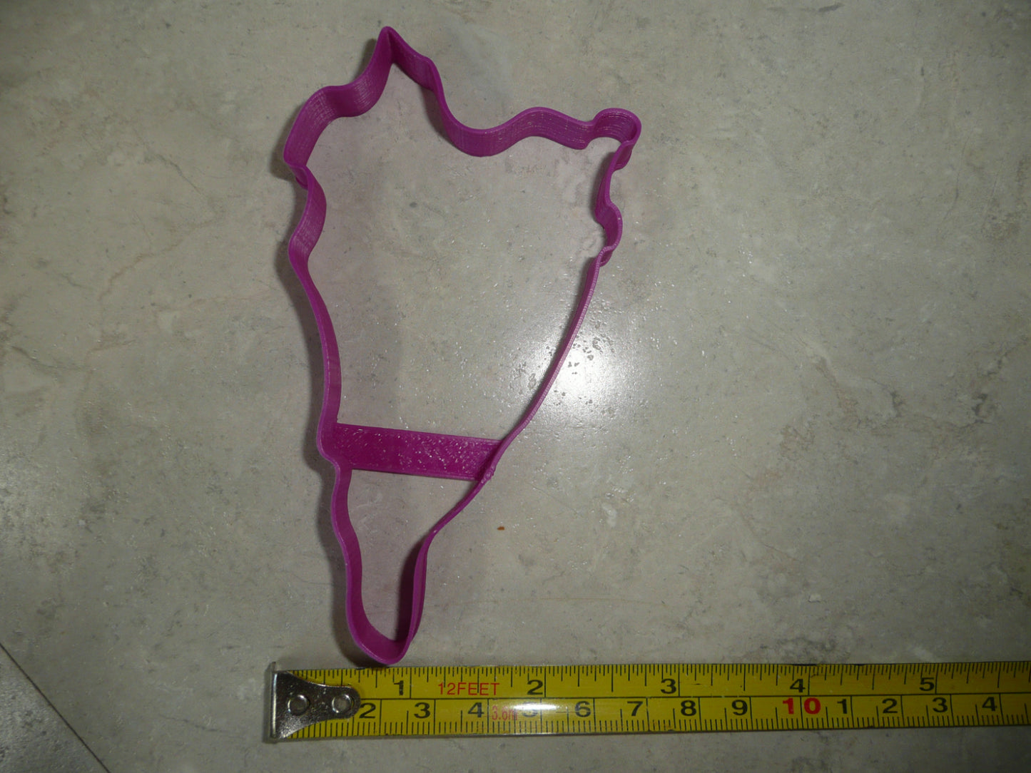 Yauco Puerto Rico Municipality Outline Cookie Cutter Made In USA PR3912