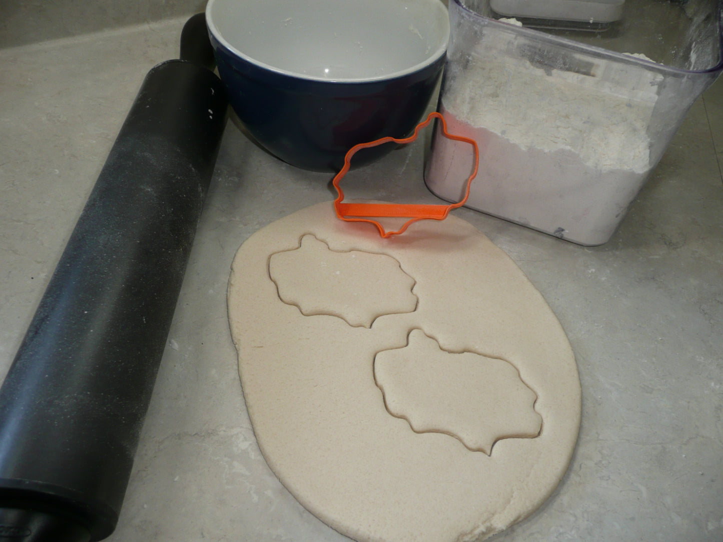 Adjuntas Puerto Rico Municipality Outline Cookie Cutter Made In USA PR3913