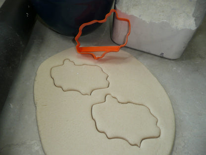 Adjuntas Puerto Rico Municipality Outline Cookie Cutter Made In USA PR3913