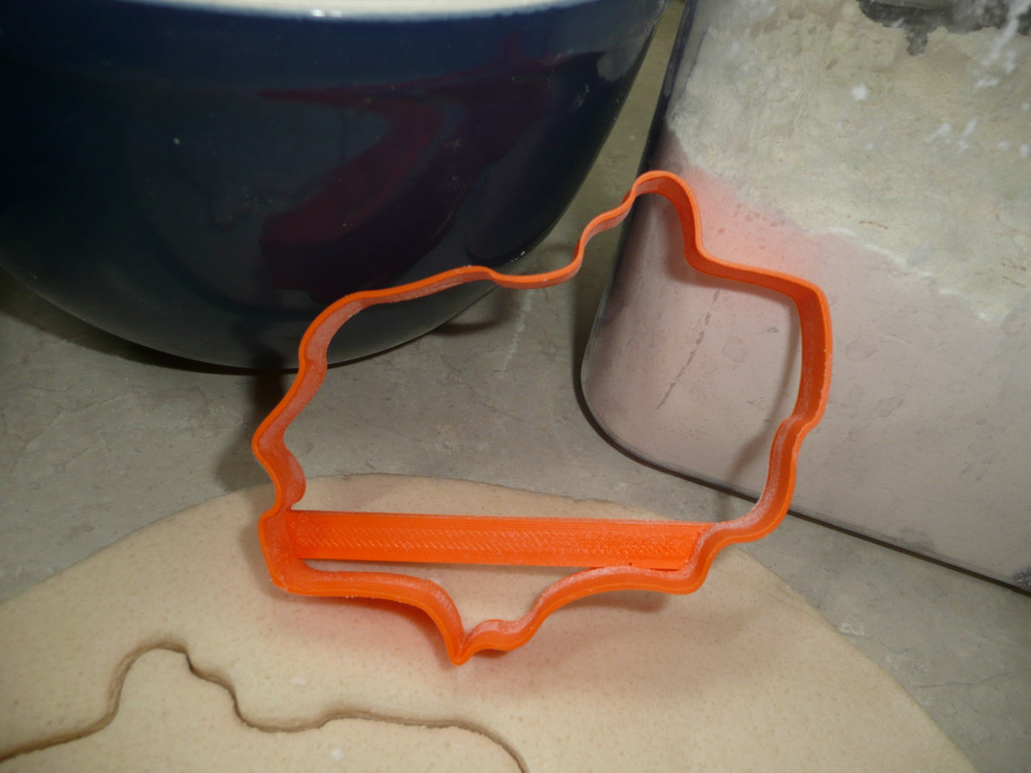 Adjuntas Puerto Rico Municipality Outline Cookie Cutter Made In USA PR3913