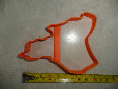 Jayuya Puerto Rico Municipality Outline Cookie Cutter Made In USA PR3920