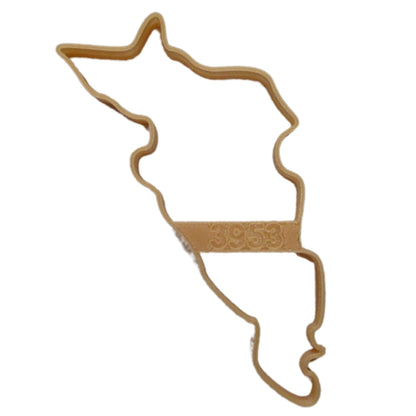 Carolina Puerto Rico Municipality Outline Cookie Cutter Made In USA PR3953